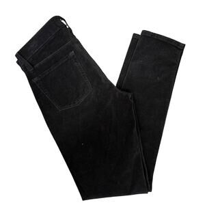 Y2K DAVID KAHN BLACK VELVET SKINNY PANTS WAIST 27